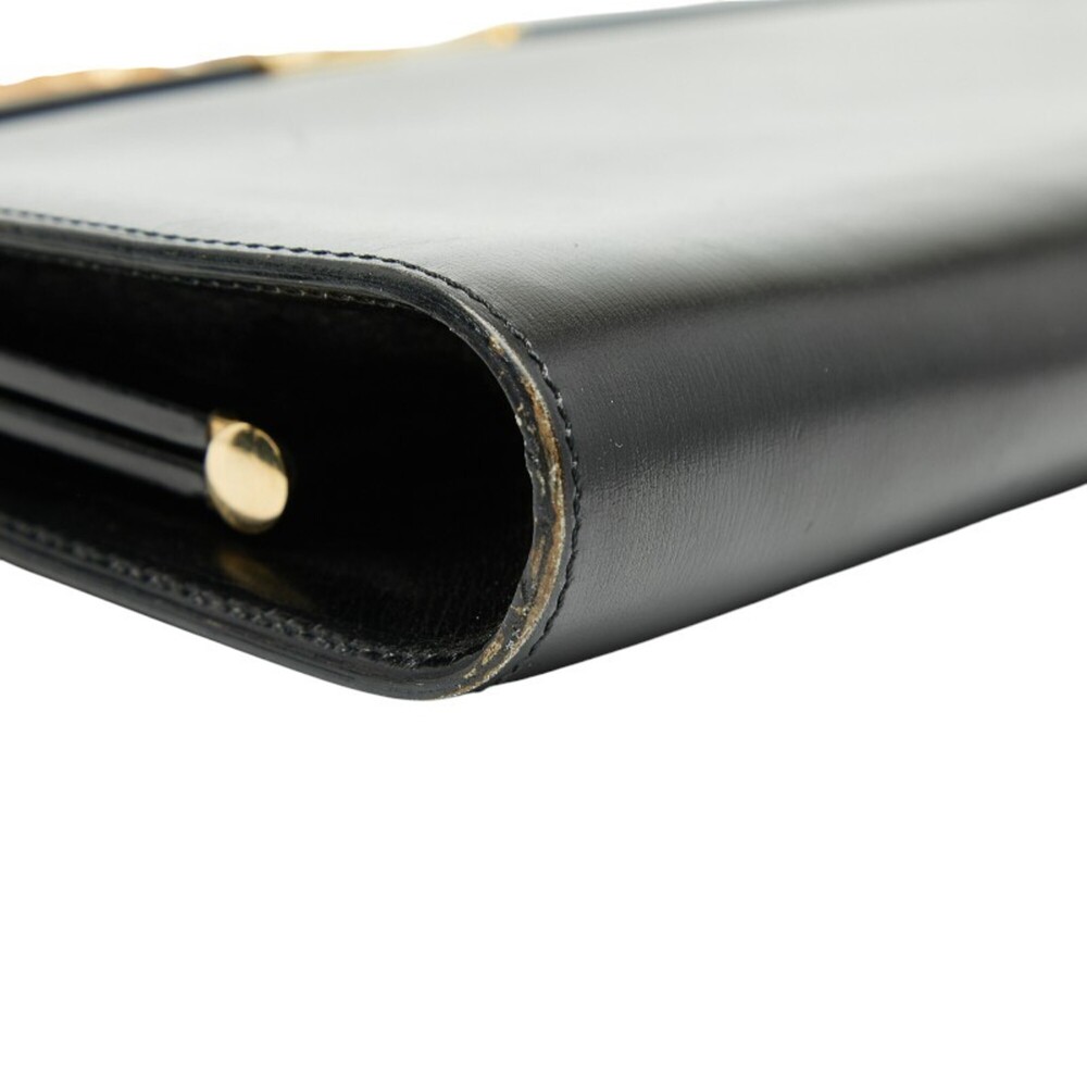 CHRISTIAN DIOR Black Leather Shoulder Bag - Picture 5 of 8